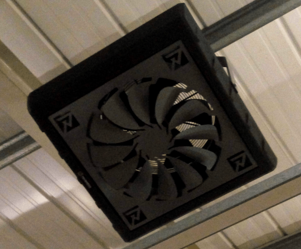Destratification Fan Onsite Installation VPS Industrial Heating